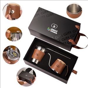 Hand Brewer Coffee Maker Set Stainless Steel Insulated Cup